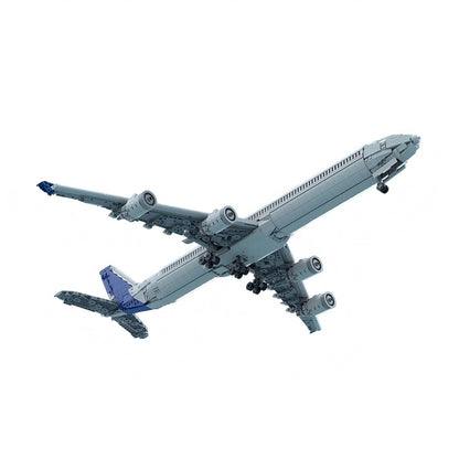 A340-600 Widebody Aircraft MOC Building Kit | Long Passenger Plane Model - 2