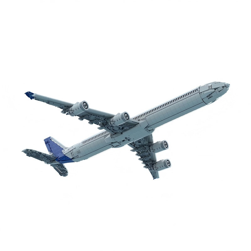 A340-600 Widebody Aircraft MOC Building Kit | Long Passenger Plane Model - 4