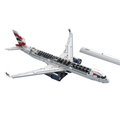 A350-1000 Widebody Aircraft MOC Building Kit | British Commercial Jet Model - 2