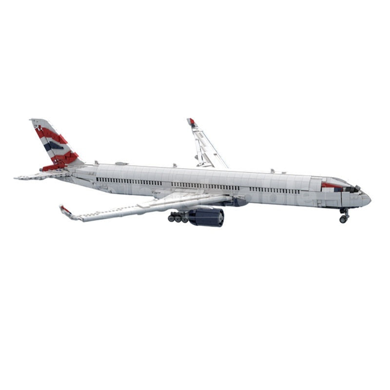 A350-1000 Widebody Aircraft MOC Building Kit | British Commercial Jet Model - 4