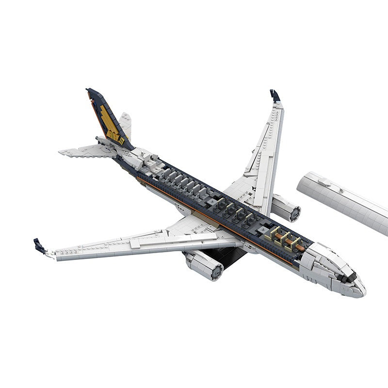 A350-900 Passenger Aircraft MOC Building Kit | Aviation Model - 3