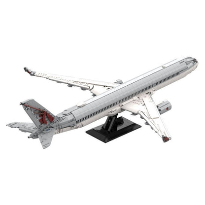 A350 Commercial Airliner MOC Building Kit | Wide-Body Aircraft Model - 1