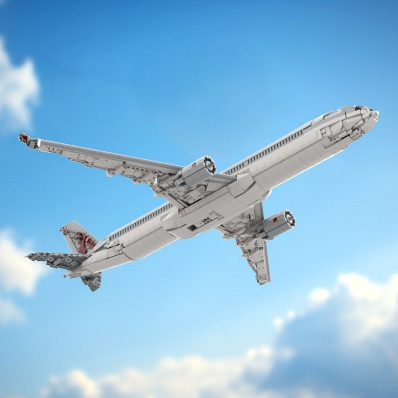 A350 Commercial Airliner MOC Building Kit | Wide-Body Aircraft Model - 3