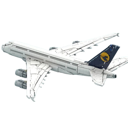A380 Double Deck Aircraft MOC Building Kit | Widebody Plane Model - 2