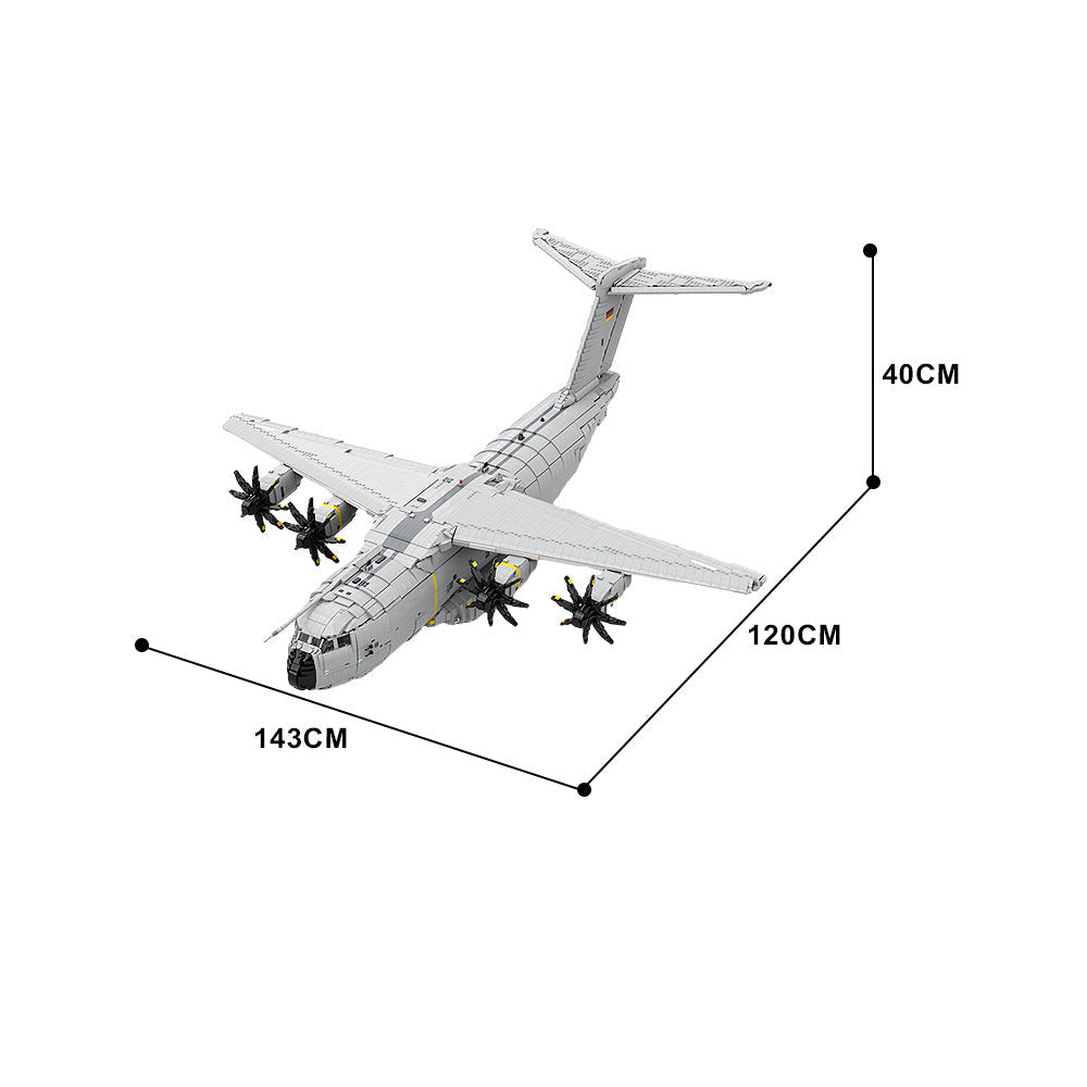 A400M Atlas Aircraft Building Kit | Compatible MOC - 4