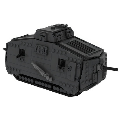 A7V WWI Heavy Tank MOC Building Kit - 1