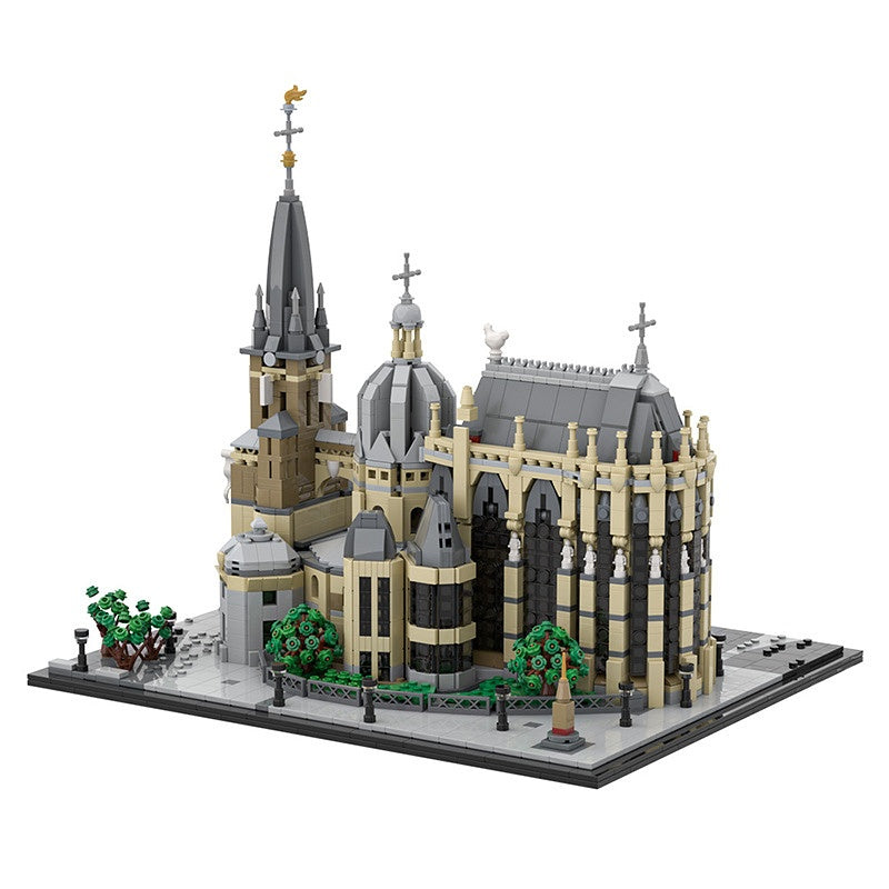 Aachen Cathedral Building Kit | LEGO-Compatible MOC - 5