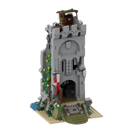 Abandoned Tower Building Kit | LEGO-Compatible MOC - 1