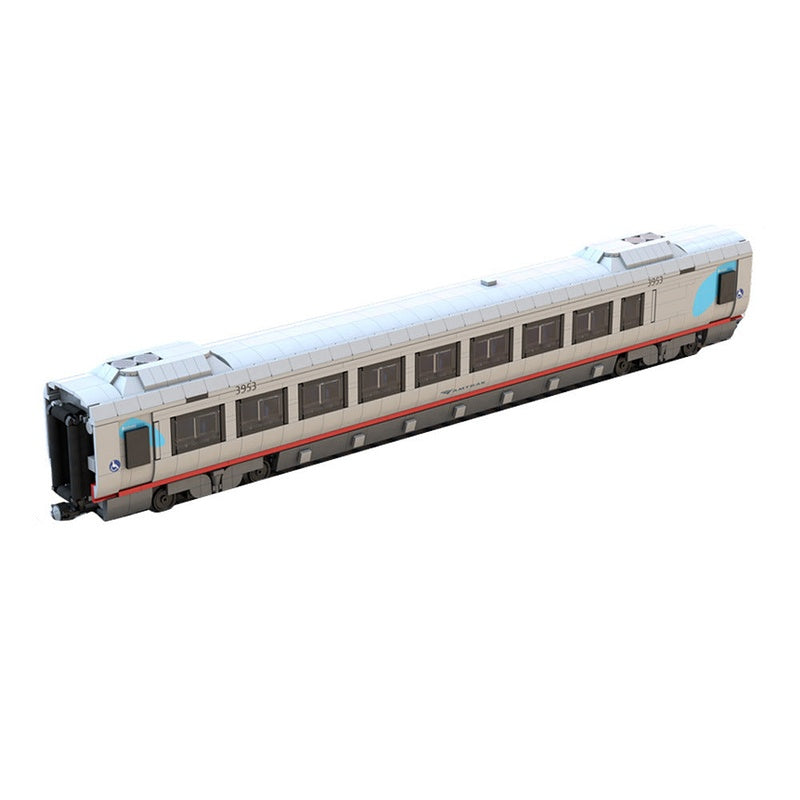 Acela Business Class Coach MOC Building Kit | High-Speed Train Model - 3