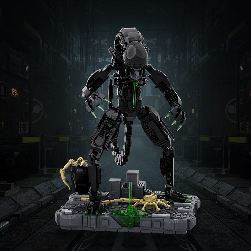 Acid-Drooling Biomechanical Alien MOC Building Kit - 3