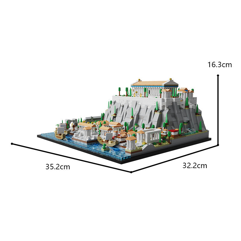 Acropolis of Athens Building Kit | LEGO-Compatible MOC - 5