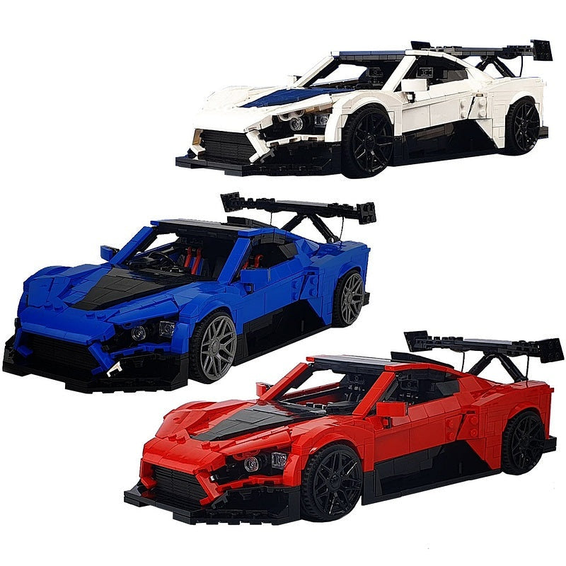 Active Aero Hypercar MOC Building Kit | 1:8 Scale Supercar Model - 1