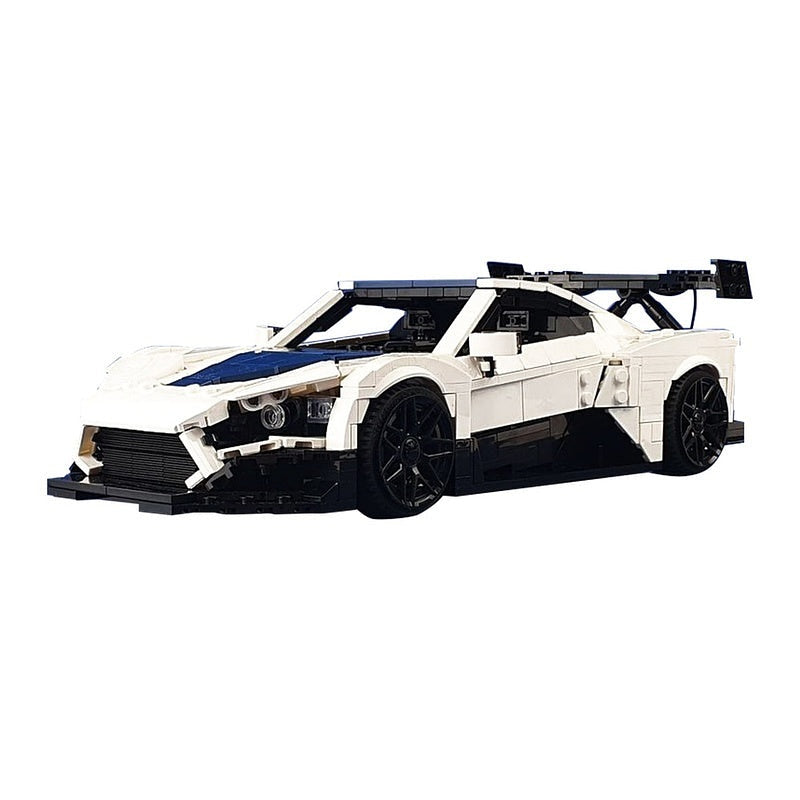 Active Aero Hypercar MOC Building Kit | 1:8 Scale Supercar Model - 5