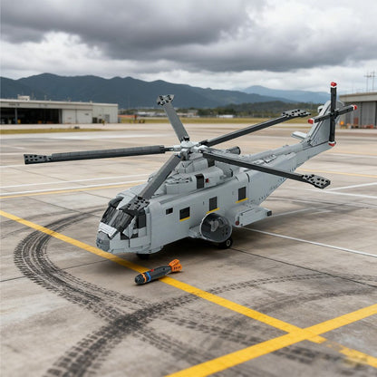 AgustaWestland AW-101 Merlin Building Kit | Compatible MOC - 2