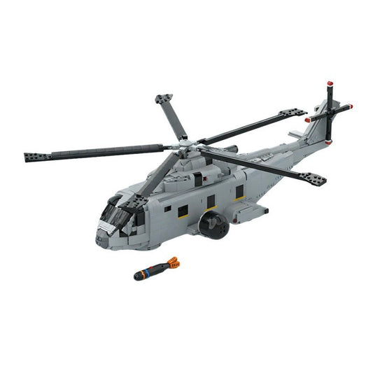 AgustaWestland AW-101 Merlin Building Kit | LEGO-Compatible MOC - 1