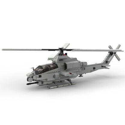 AH-1Z Viper Attack Helicopter Building Kit | 1:35 Scale | LEGO-Compatible MOC - 1