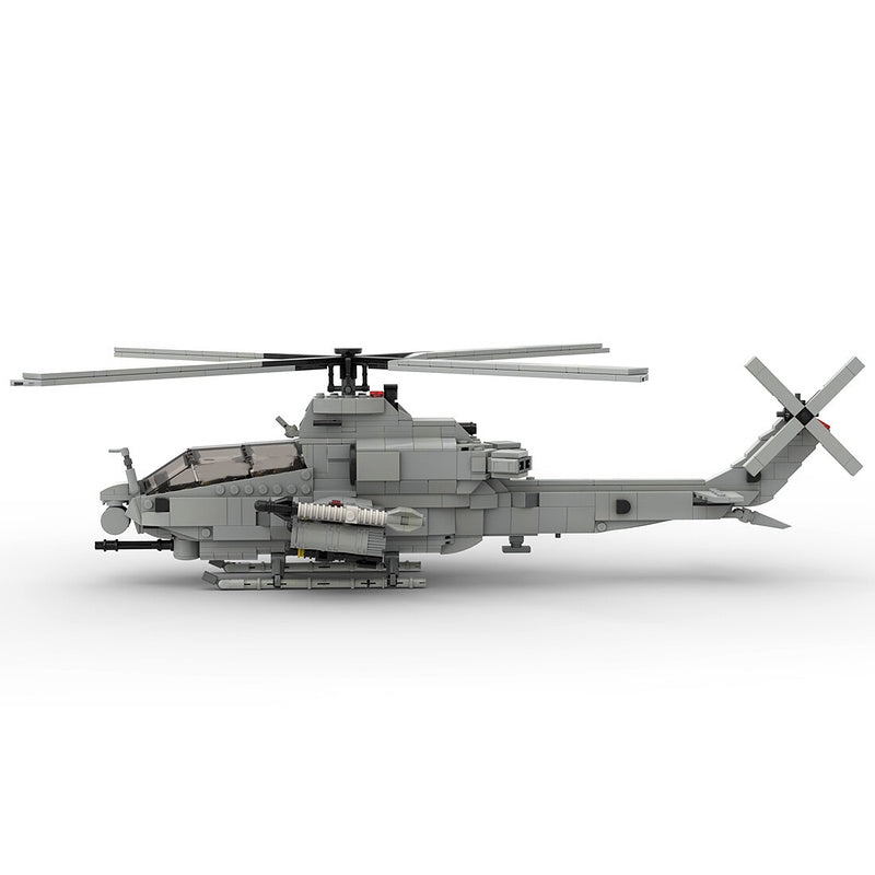AH-1Z Viper Attack Helicopter Building Kit | 1:35 Scale | LEGO-Compatible MOC - 3