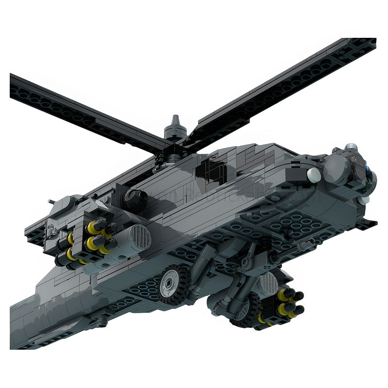 AH-64 Apache Attack Helicopter MOC Building Kit - 3