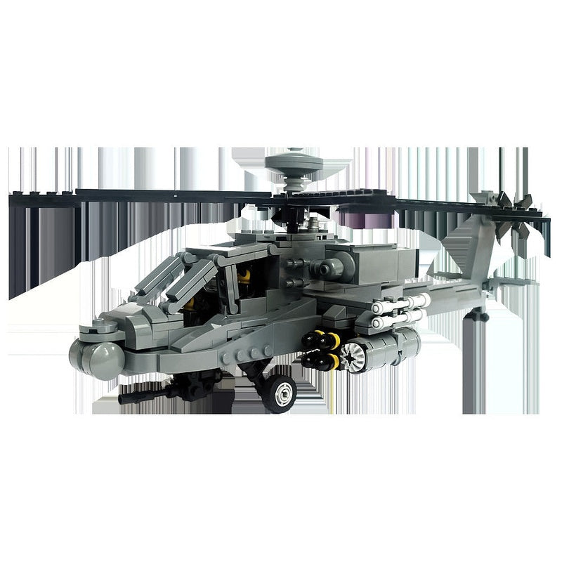 AH-64D Apache Longbow Helicopter MOC Building Kit | Attack Aircraft Model - 4