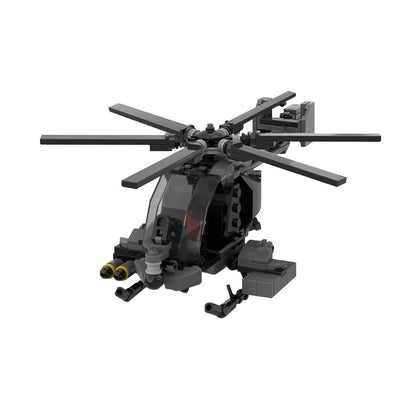AH-7 Notar Helicopter Building Kit | LEGO-Compatible MOC - 1