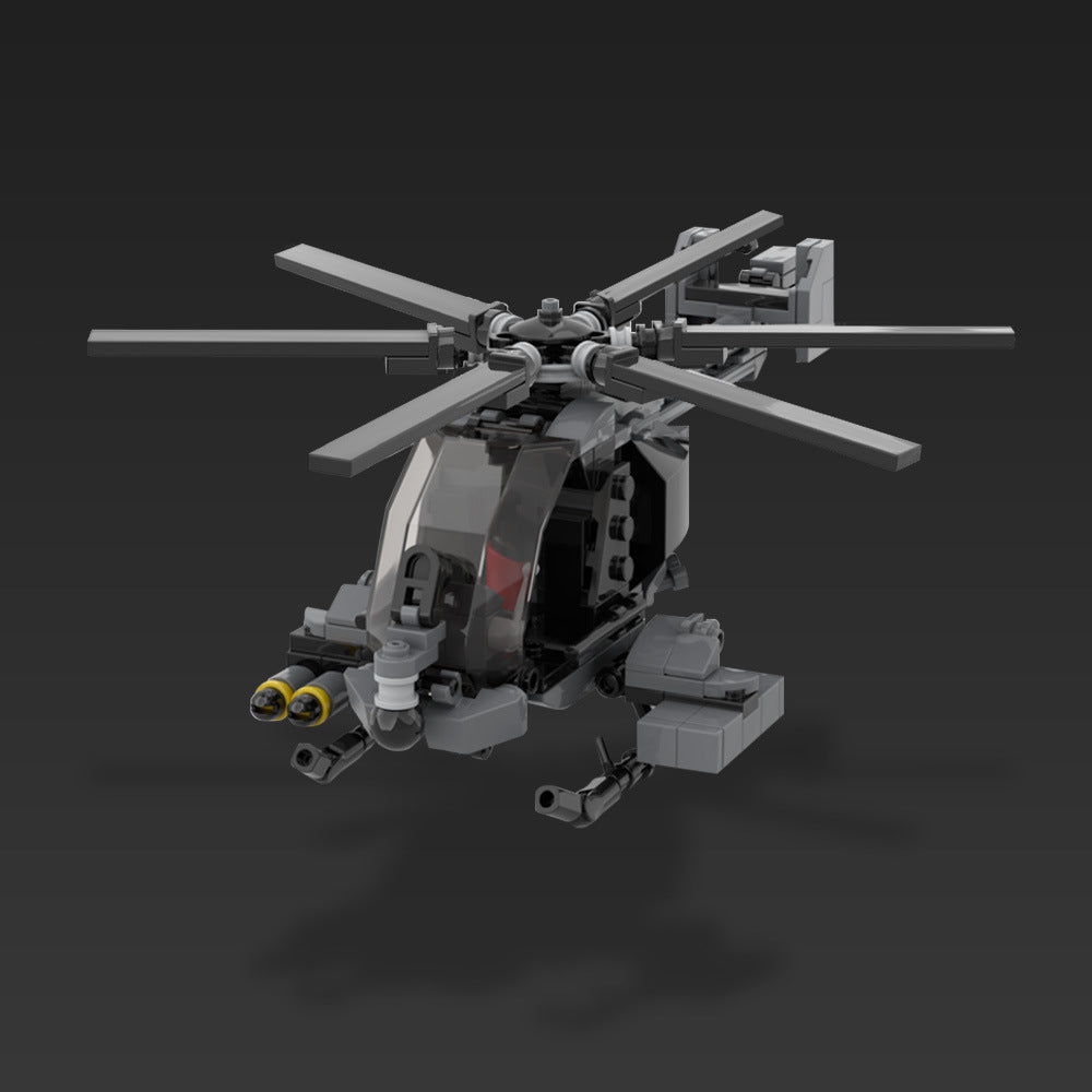 AH-7 Notar Helicopter Building Kit | LEGO-Compatible MOC - 2