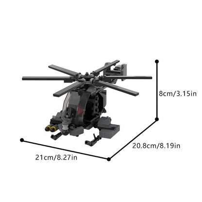 AH-7 Notar Helicopter MOC Building Kit | Advanced Aircraft Model - 4