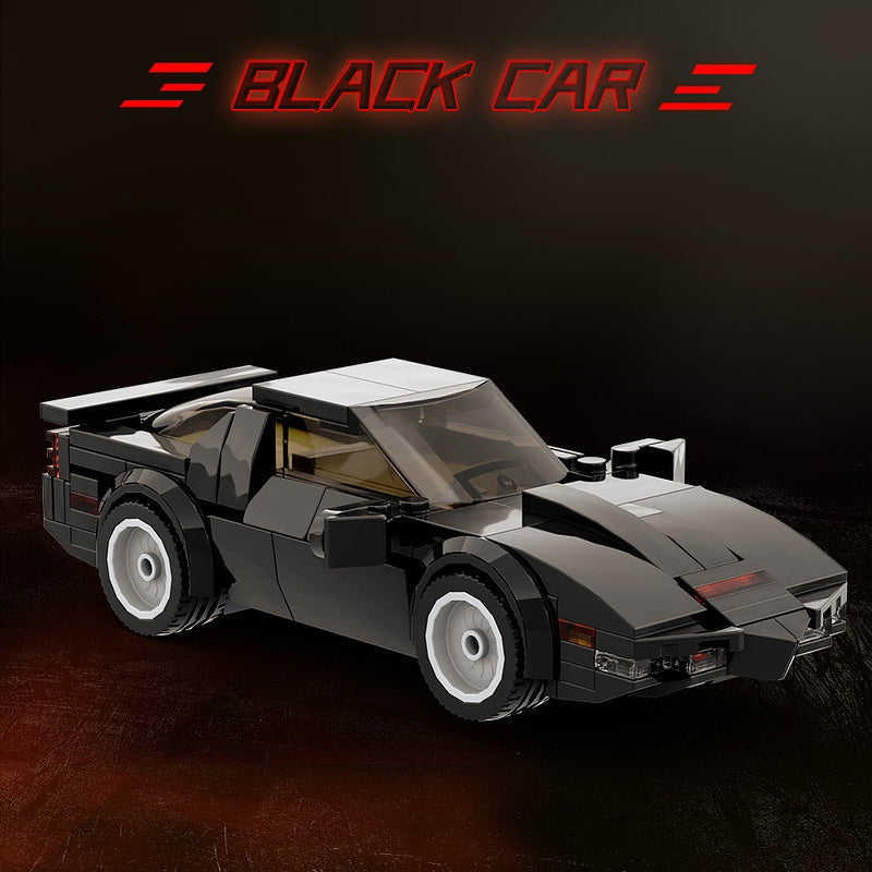 AI Pursuit 1982 Trans Am Sports Car Building Kit | LEGO-Compatible MOC - 1