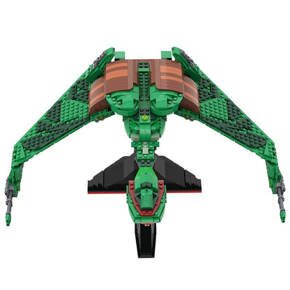 Alien Bird of Prey Gunships Building Kit | LEGO-Compatible MOC - 4
