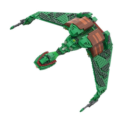 Alien Bird of Prey Gunships Building Kit | LEGO-Compatible MOC - 5