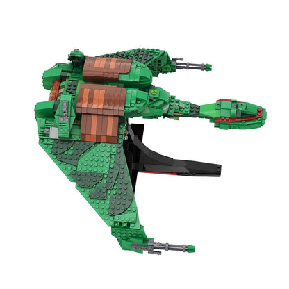 Alien Bird of Prey Gunships Building Kit | LEGO-Compatible MOC - 8