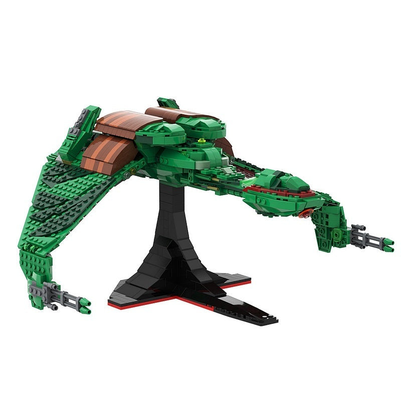 Alien Bird of Prey Gunships MOC Spacecraft Building Kit - 2