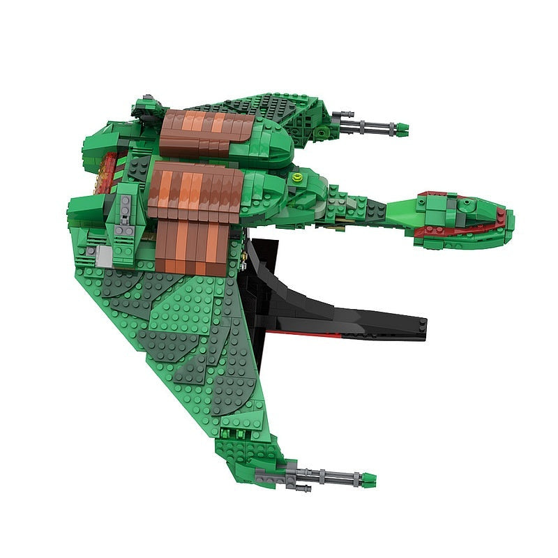 Alien Bird of Prey Gunships MOC Spacecraft Building Kit - 8