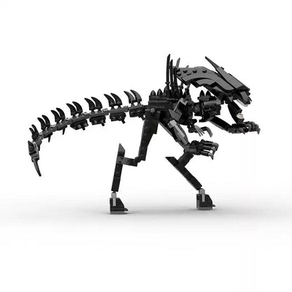 Alien Queen MOC Building Kit | Biomechanical Creature Display Model - 3
