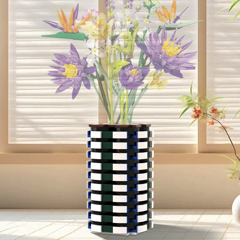 Allan's Vase Building Kit | LEGO-Compatible MOC - 2