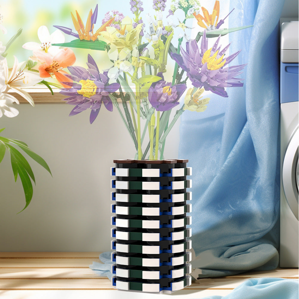 Allan's Vase Building Kit | LEGO-Compatible MOC - 4