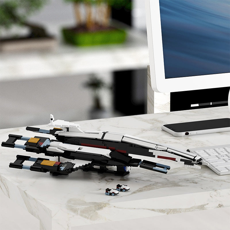 Alliance Systems SR-1 Space Recon Cargo Ship Building Kit | Compatible MOC - 3