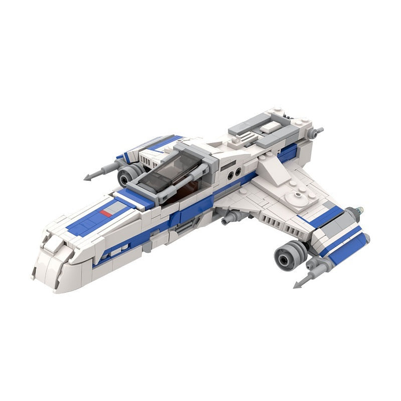 Alphabet-Wing Starfighter MOC 1/45 Scale Spacecraft Building Kit - 1