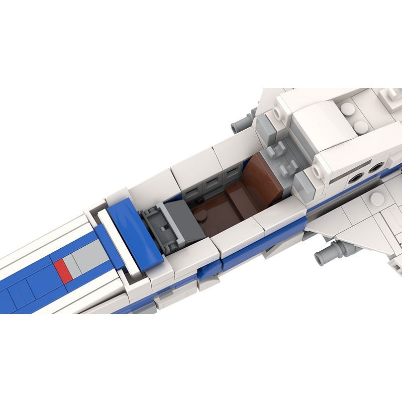 Alphabet-Wing Starfighter MOC 1/45 Scale Spacecraft Building Kit - 5