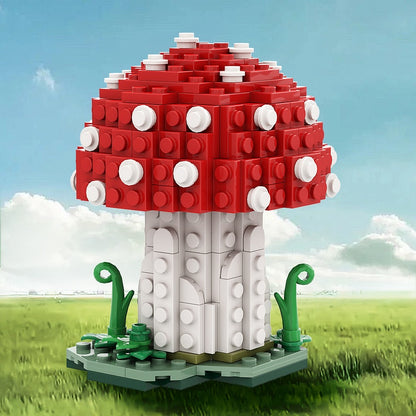 Amanita Muscaria Mushroom Building Kit | LEGO-Compatible MOC - 1
