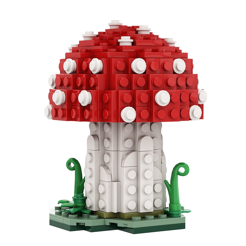 Amanita Muscaria Mushroom Building Kit | LEGO-Compatible MOC - 5