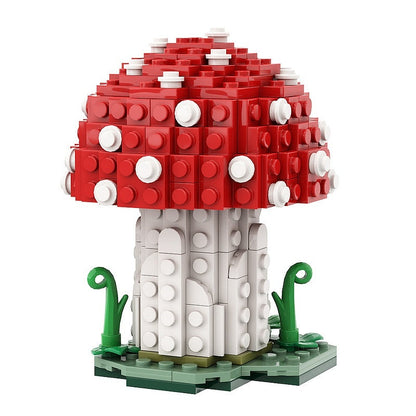 Amanita Muscaria Mushroom MOC Botanical Display Building Kit - 1