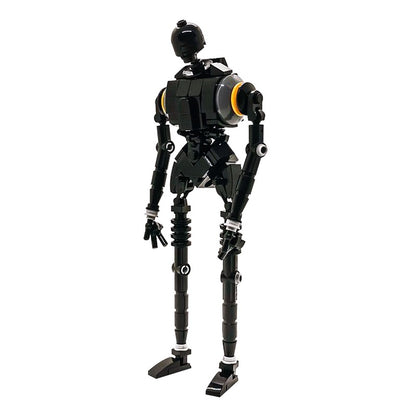 Amber-Ring Security Robot MOC Building Kit | Tall Mechanical Figure - 4