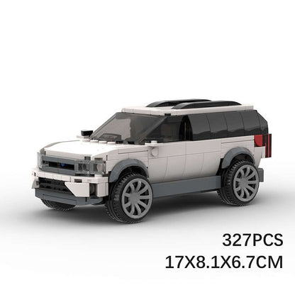 American Explorer SUV Building Kit | 8 Wide LEGO-Compatible MOC - 6