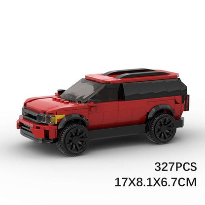 American Explorer SUV Building Kit | 8 Wide LEGO-Compatible MOC - 9