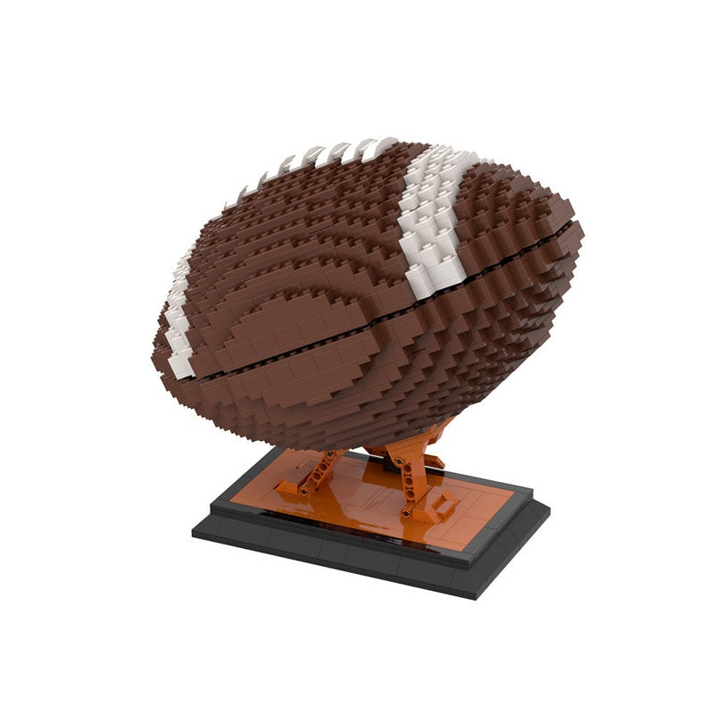 American Football Ball MOC Building Kit | Sports Display Model - 5