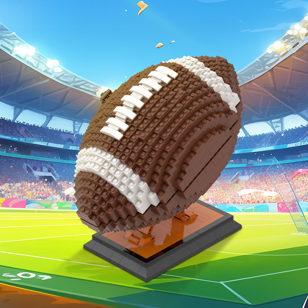 American Football Championship Ball Building Kit 3