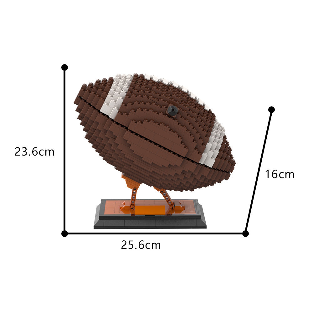 American Football Championship Ball Building Kit 4