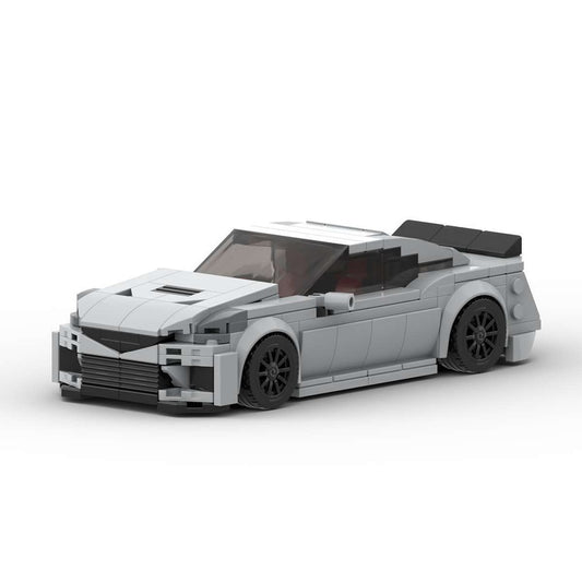 American Luxury V-Series Sports Sedan Building Kit | LEGO-Compatible MOC - 1