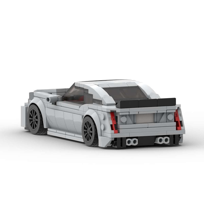 American Luxury V-Series Sports Sedan Building Kit | LEGO-Compatible MOC - 2