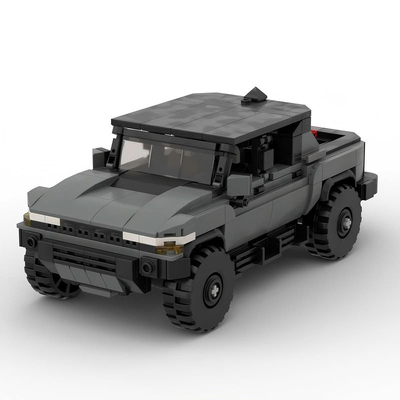 American Off-Road Electric Pickup Truck Hard Top Building Kit | LEGO-Compatible MOC - 5
